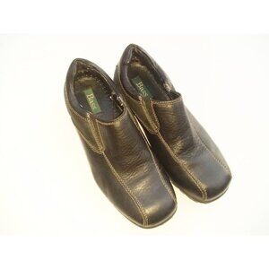 Bass Mens Loafers Shoes Black Green Slip On Bicycle Toe Leather 10.5 M